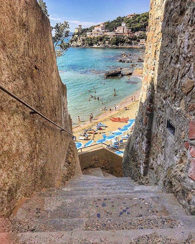 Oasi Del Cuore - Due Graziose Camere Con Vista Mare A 7 Min Dal Mare Di Castiglioncello Buitenkant foto